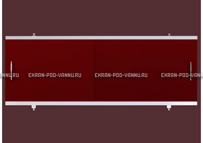 Экран EUROPLEX Универсал бордо под трубы – купить по цене 6250 руб. в интернет-магазине в городе Ростов-на-Дону картинка 1