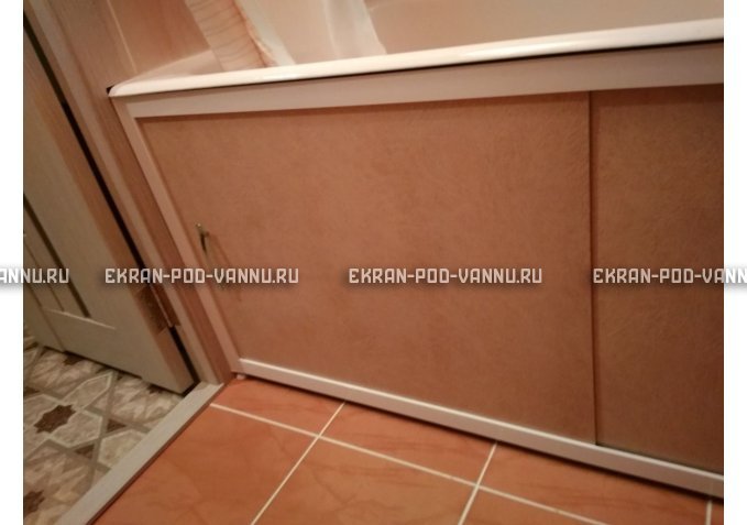 Раздвижной экран EUROPLEX Комфорт бежевый – купить по цене 6750 руб. в интернет-магазине в городе Ростов-на-Дону картинка 2