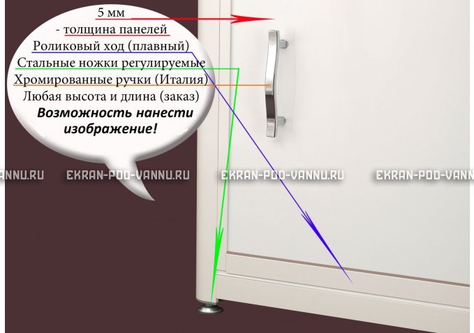 Экран на роликах EUROPLEX изображение 071 – купить по цене 12400 руб. в интернет-магазине в городе Ростов-на-Дону картинка 2