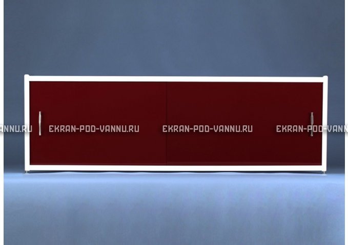 Торцевой экран EUROPLEX Комфорт бордовый – купить по цене 8760 руб. в интернет-магазине в городе Ростов-на-Дону картинка 2