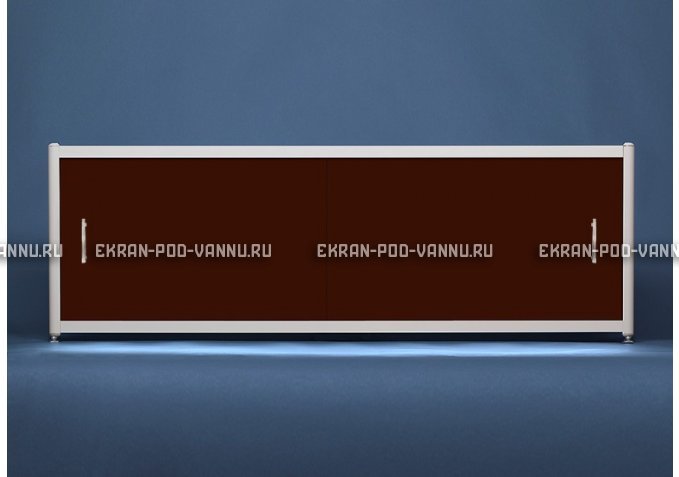 Угловой экран EUROPLEX Комфорт шоколад – купить по цене 8180 руб. в интернет-магазине в городе Ростов-на-Дону картинка 4