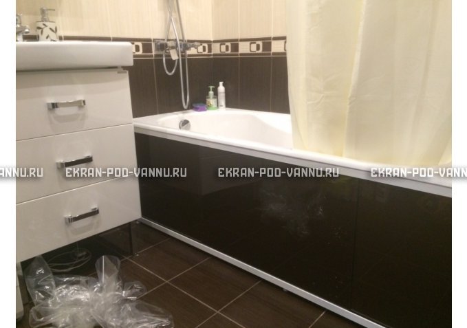 Раздвижной экран EUROPLEX Комфорт шоколад – купить по цене 6750 руб. в интернет-магазине в городе Ростов-на-Дону картинка 3