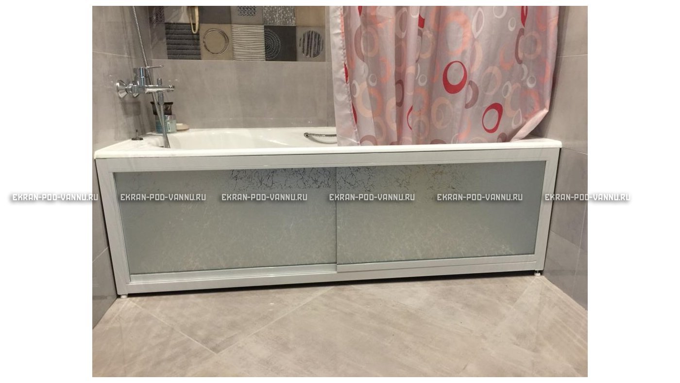 Экраны для ванны с дверцами