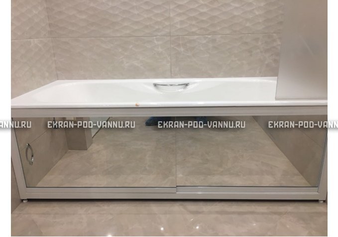 Раздвижной экран EUROPLEX Роликс Зеркальный – купить по цене 9700 руб. в интернет-магазине в городе Ростов-на-Дону картинка 12