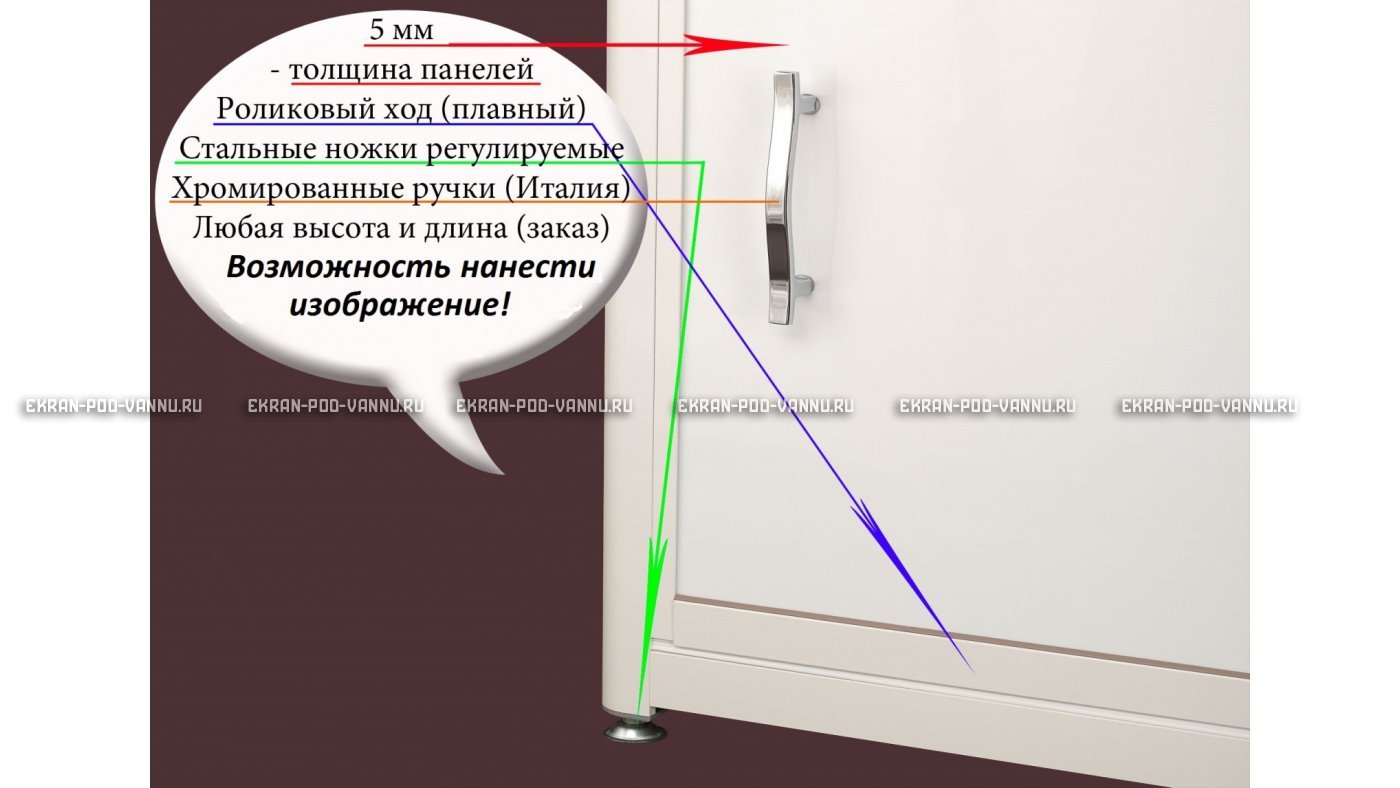 Экран на роликах EUROPLEX Тюльпаны – купить по цене 12400 руб. в интернет-магазине в городе Ростов-на-Дону картинка 9