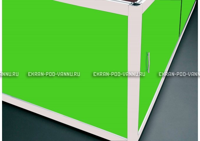 Торцевой экран EUROPLEX Комфорт салатовый – купить по цене 8760 руб. в интернет-магазине в городе Ростов-на-Дону картинка 1