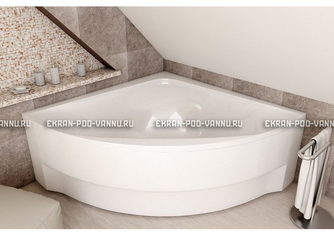 Акриловая ванна Vayer Boomerang 140x140 – купить по цене 53070 руб. в интернет-магазине в городе Ростов-на-Дону картинка 1