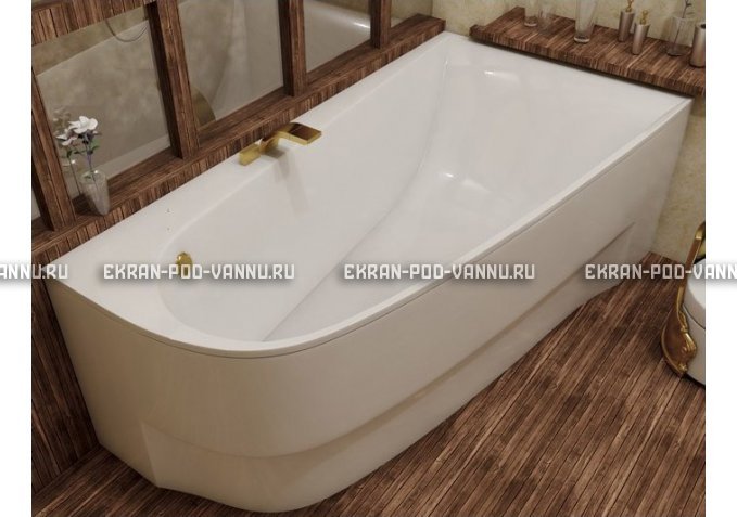 Акриловая ванна Vayer Boomerang 160x90 – купить по цене 52780 руб. в интернет-магазине в городе Ростов-на-Дону картинка 1