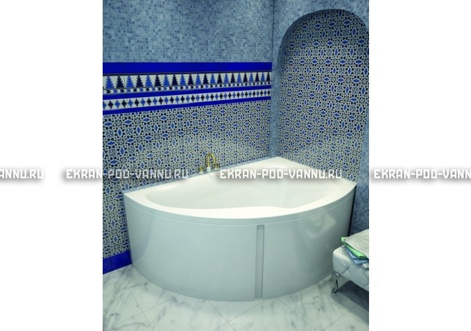 Акриловая ванна Vayer Ismena 160x105 – купить по цене 28350 руб. в интернет-магазине в городе Ростов-на-Дону картинка 1