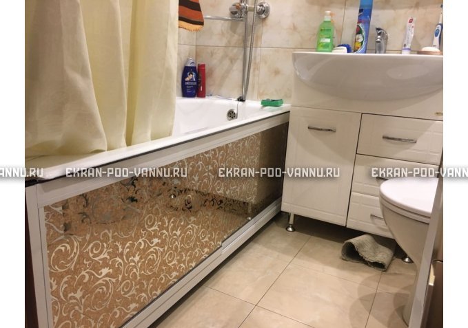 Раздвижной экран EUROPLEX Роликс Золото – купить по цене 12500 руб. в интернет-магазине в городе Ростов-на-Дону картинка 1