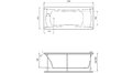 Акриловая ванна Relisan Loara 180x80 – купить по цене 23580 руб. в интернет-магазине в городе Ростов-на-Дону картинка 17