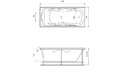 Акриловая ванна Relisan Marina 170x75 – купить по цене 15725 руб. в интернет-магазине в городе Ростов-на-Дону картинка 17