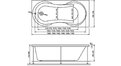 Акриловая ванна Relisan Lada 120x70 – купить по цене 10590 руб. в интернет-магазине в городе Ростов-на-Дону картинка 13