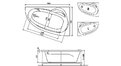 Акриловая ванна Relisan Zoya 150x95 – купить по цене 19230 руб. в интернет-магазине в городе Ростов-на-Дону картинка 13