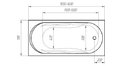 Акриловая ванна 1MarKa Gloria 160x70 – купить по цене 12050 руб. в интернет-магазине в городе Ростов-на-Дону картинка 17