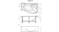 Акриловая ванна 1MarKa Gracia 160x95 – купить по цене 20300 руб. в интернет-магазине в городе Ростов-на-Дону картинка 17