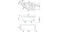 Акриловая ванна 1MarKa Piccolo 150х75 – купить по цене 11310 руб. в интернет-магазине в городе Ростов-на-Дону картинка 25