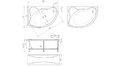 Акриловая ванна 1MarKa Catania 150x100 – купить по цене 17050 руб. в интернет-магазине в городе Ростов-на-Дону картинка 13