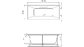 Акриловая ванна Vayer Casoli 170x75 – купить по цене 19110 руб. в интернет-магазине в городе Ростов-на-Дону картинка 10