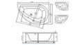 Акриловая ванна Vayer Ismena 160x105 – купить по цене 28350 руб. в интернет-магазине в городе Ростов-на-Дону картинка 21